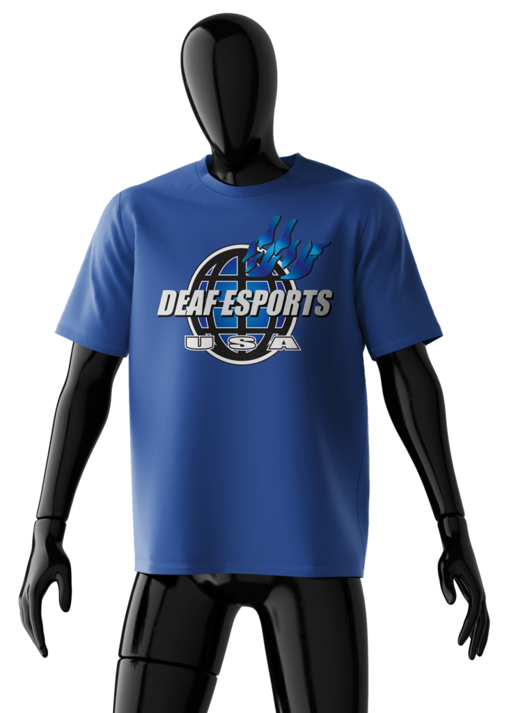 DEAF Esports SPRM Fire tee ALT BL